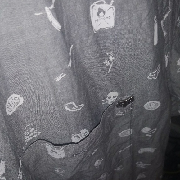 Fox Racing Button Up, Random Evilness, Super Cool. - Picture 3 of 4